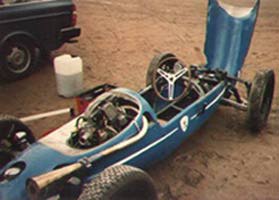 Historischer Formelwagen